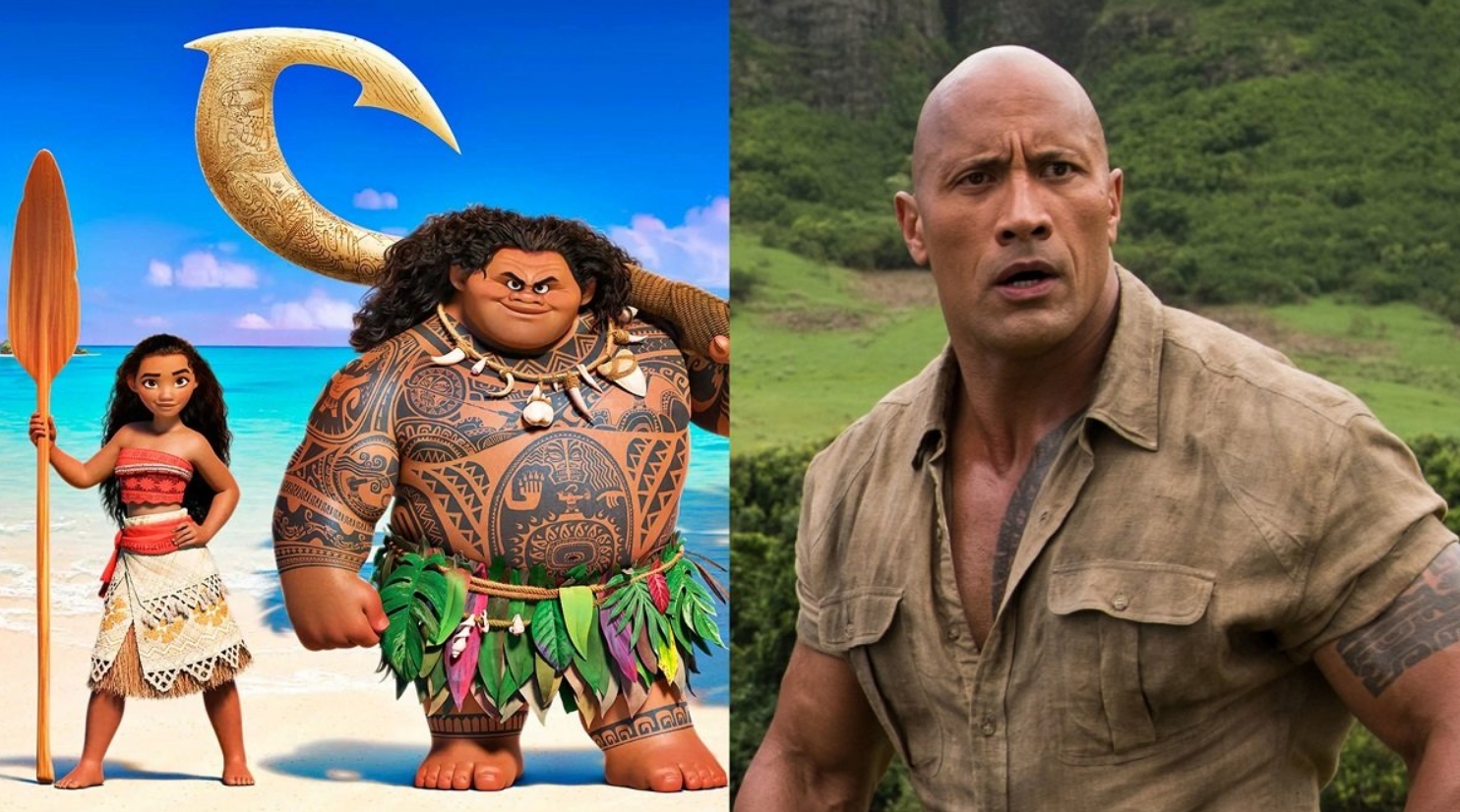 Dwayne Johnson returning as the demigod Maui