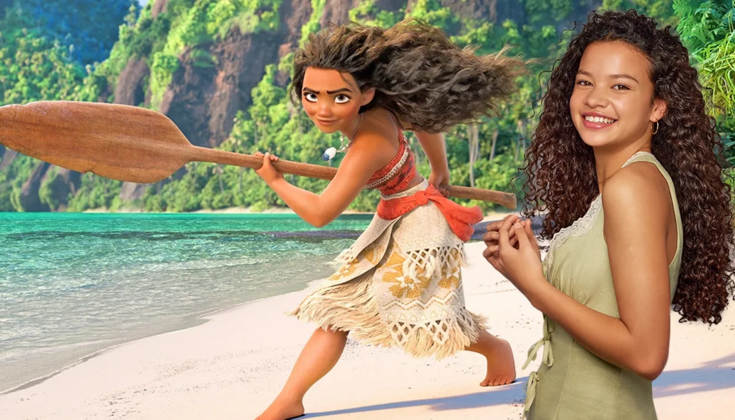 Who is playing Moana